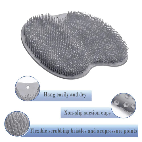 Silicone Shower Foot Scrubber Mat 🚿