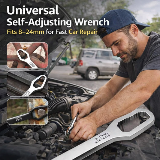 8–24mm Universal Self-Adjusting Wrench for Car Repair & Maintenance