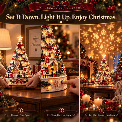 🏆 6,000+ Sold - 🎄MerryRealm Christmas Village Lightscape Tree