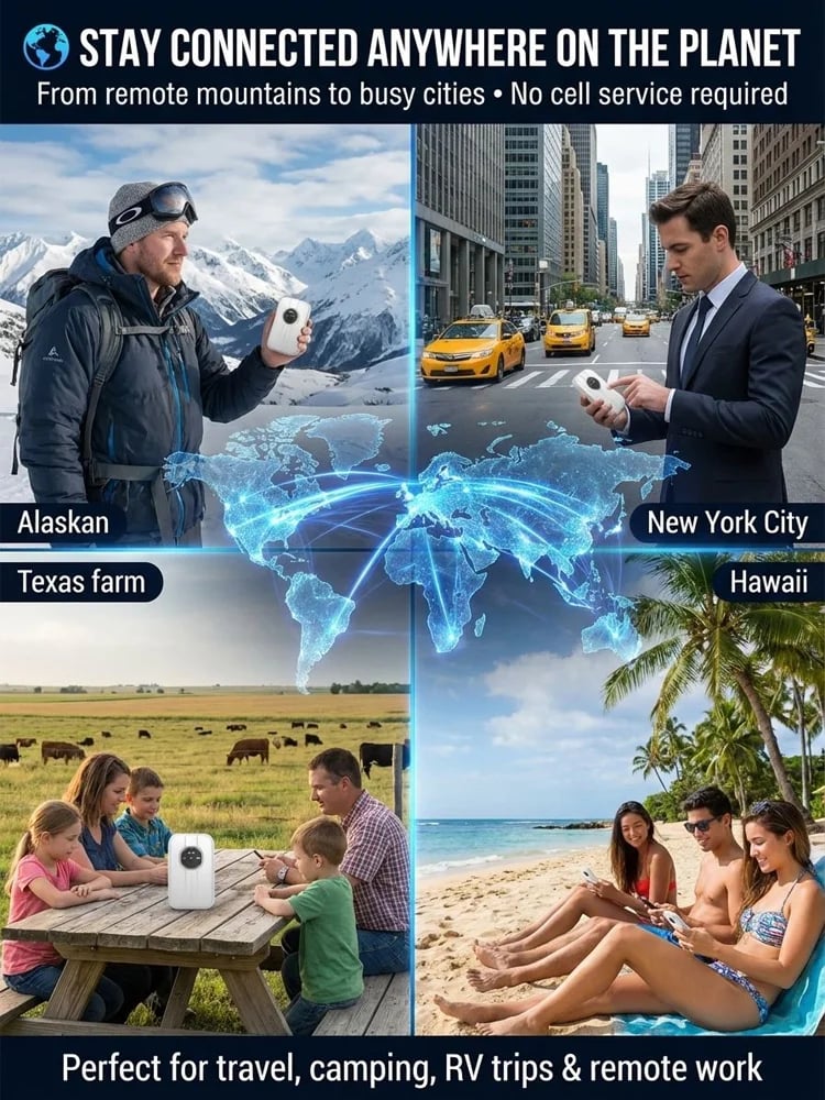 🛜[Global Coverage] Boundless Portable Wi-Fi