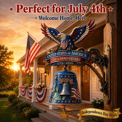USA 250th Anniversary Patriotic Wall Bell | ✨ 50% OFF
