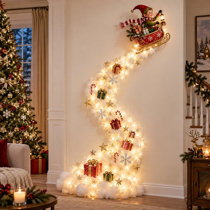 🎄✨ Wall light “Enchanted Christmas Trail” | A touch of Christmas magic after dark