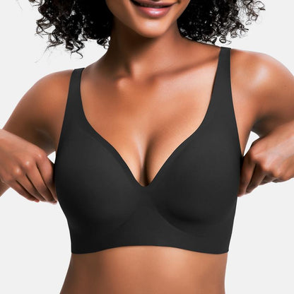 🎁Last Day Buy 1 Get 1 Free🔥Super Firming Wire-Free Push Up V-Neck Bra