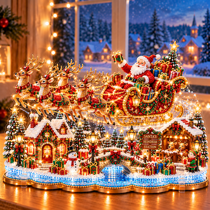 🎄Relaxing & Beginner-Friendly-💗 DIY Christmas Village Diamond Art✨
