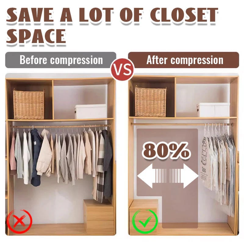 ⏳LAST DAY 49% OFF-🔥Hanging Vacuum Storage Bags