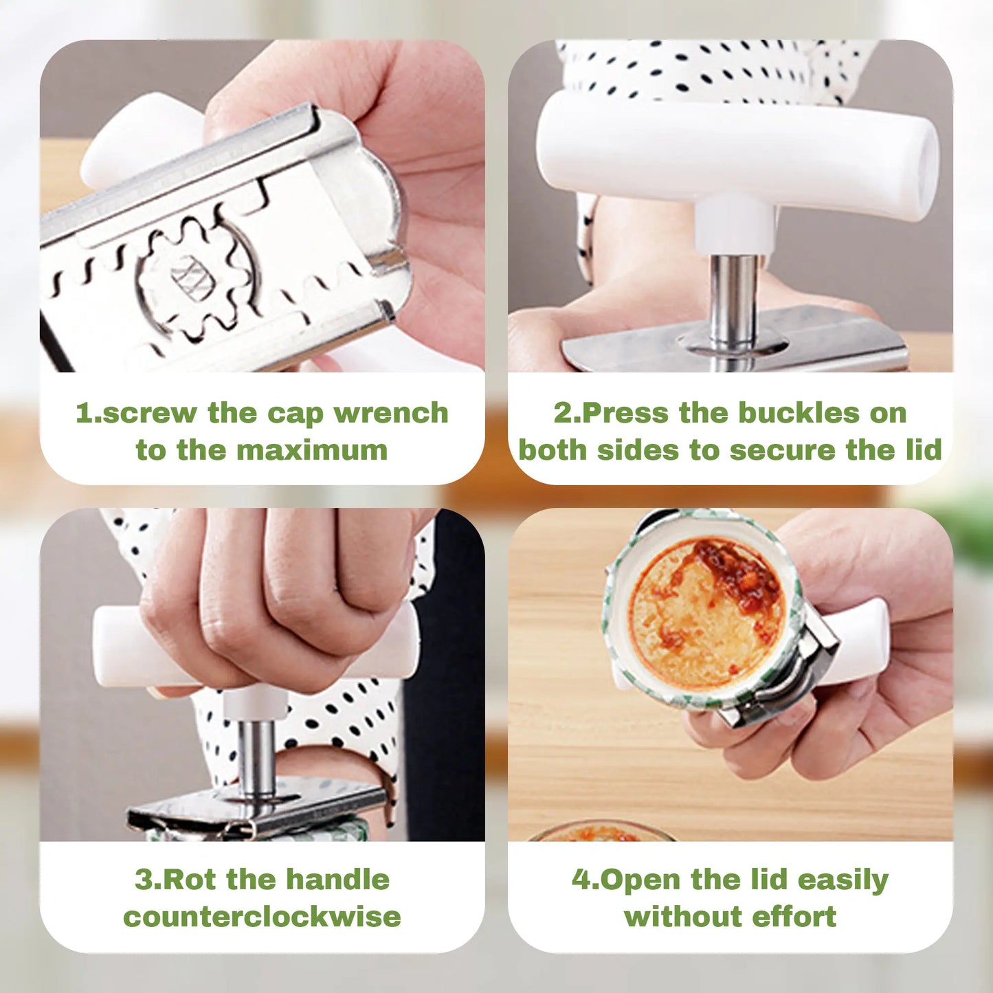 🔥Stainless Steel Jar Openers for Easy Opening, Kitchen Gadget