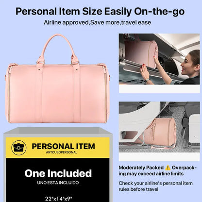 ⚡2-in-1 Convertible Garment Duffle Bag