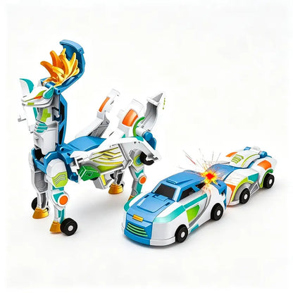 🚗 Transforming Dragon Racing Car – Magnetic 2-in-1 Action Toy 🐉🔥