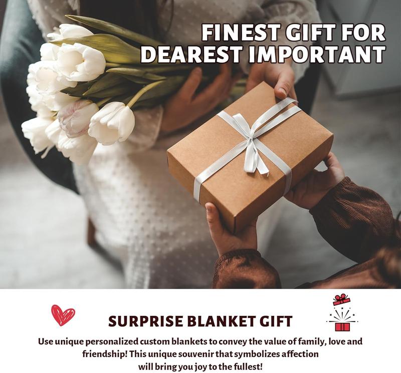 💝Husband’s Love: The Ultimate Cozy Blanket Gift for Wife
