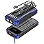 Solar Charger Power Bank 40000mAh Built in 4 Cables and Hand Crank
