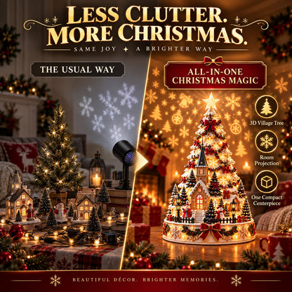 🏆 6,000+ Sold - 🎄MerryRealm Christmas Village Lightscape Tree