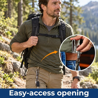 🔑 Lightweight Belt Key Clip – Keep Your Keys Close & Easy to Reach