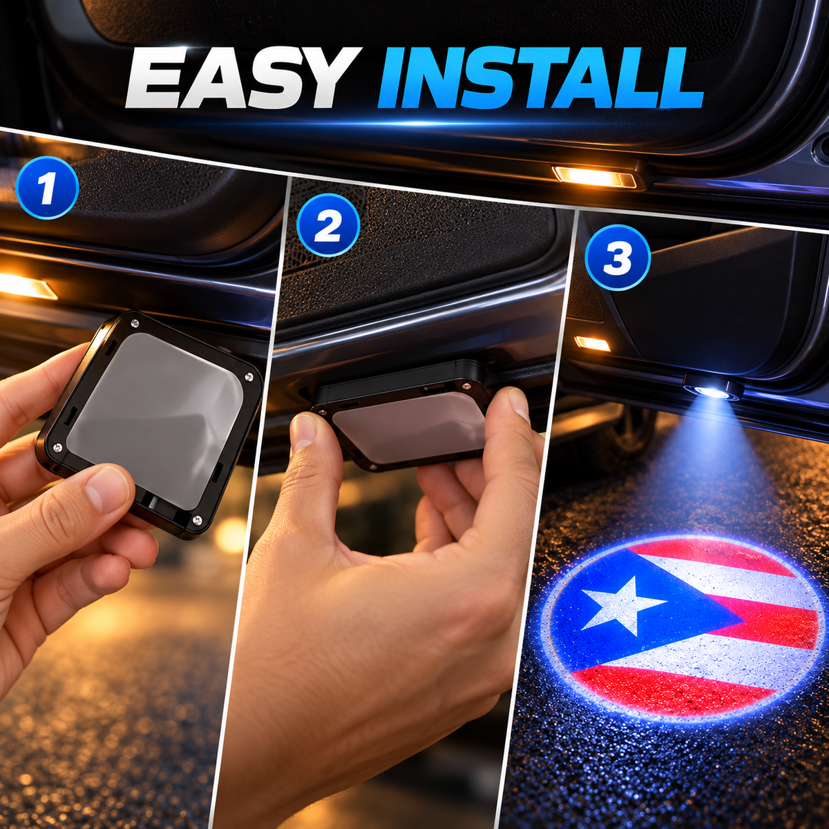 🚘LED Car Door Projection Lights – Fits Most Vehicles