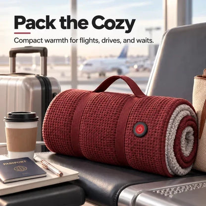 🔥 Wearable Heated Blanket for Cozy Couch & Desk Comfort