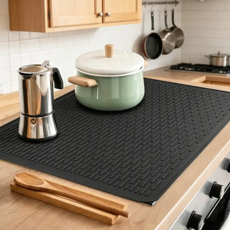 Multi-purpose silicone mat for electric hobs