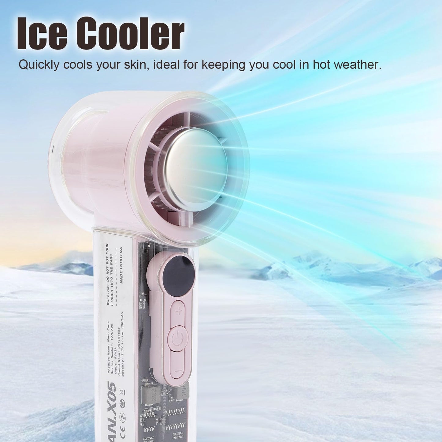 🔥 Limited Summer Deal!❄️Bladeless Portable Refrigeration Fan
