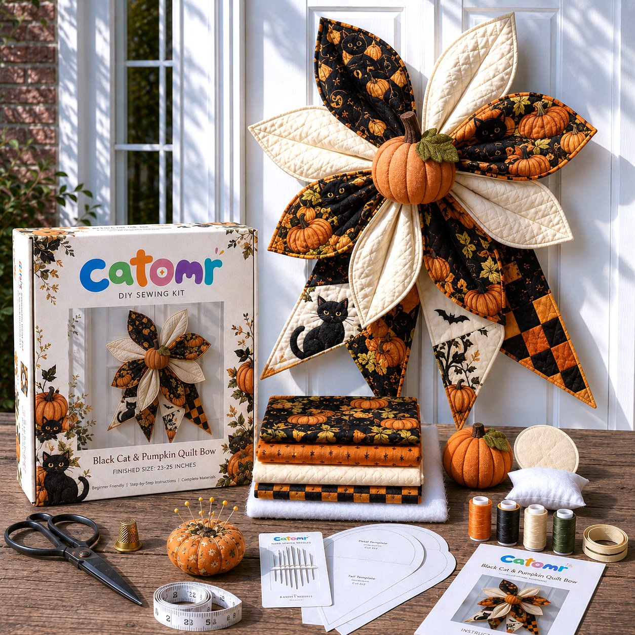⚡Large Patchwork Bow Sewing Kit