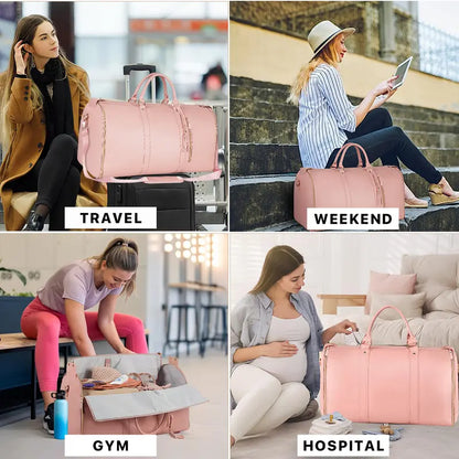 ⚡2-in-1 Convertible Garment Duffle Bag