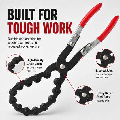 🔥Exhaust Cutter, Cuts 3/4" to 3-1/4" Pipe, Durable Chain Cutter Tool