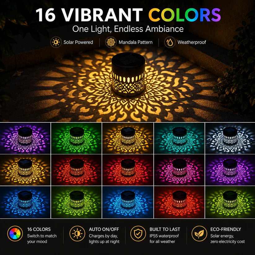 💡2026 New Solar Mandala Lights