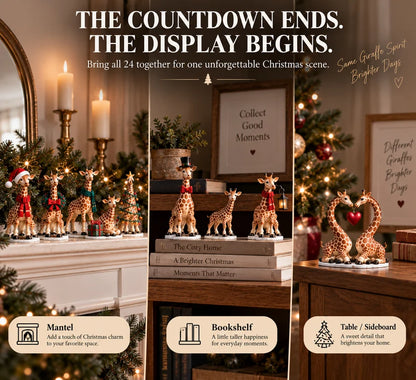 🦒 24 Days of Giraffe Christmas — 24 Unique Holiday Characters