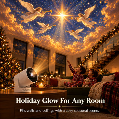 🔥Bible Story Projector Light – Nativity, Noah's Ark & Angels