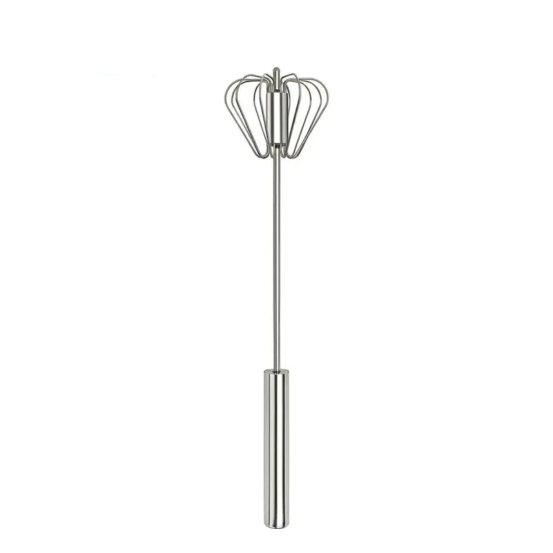 ✨Hand Push Rotary Egg Beater, Stainless Steel Whisk for Quick Mixing
