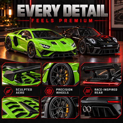 🎁Last day 49% off|🏎️💨 Track-Inspired Sports Car Display Model – Exhaust Mist Effect Collector Decor