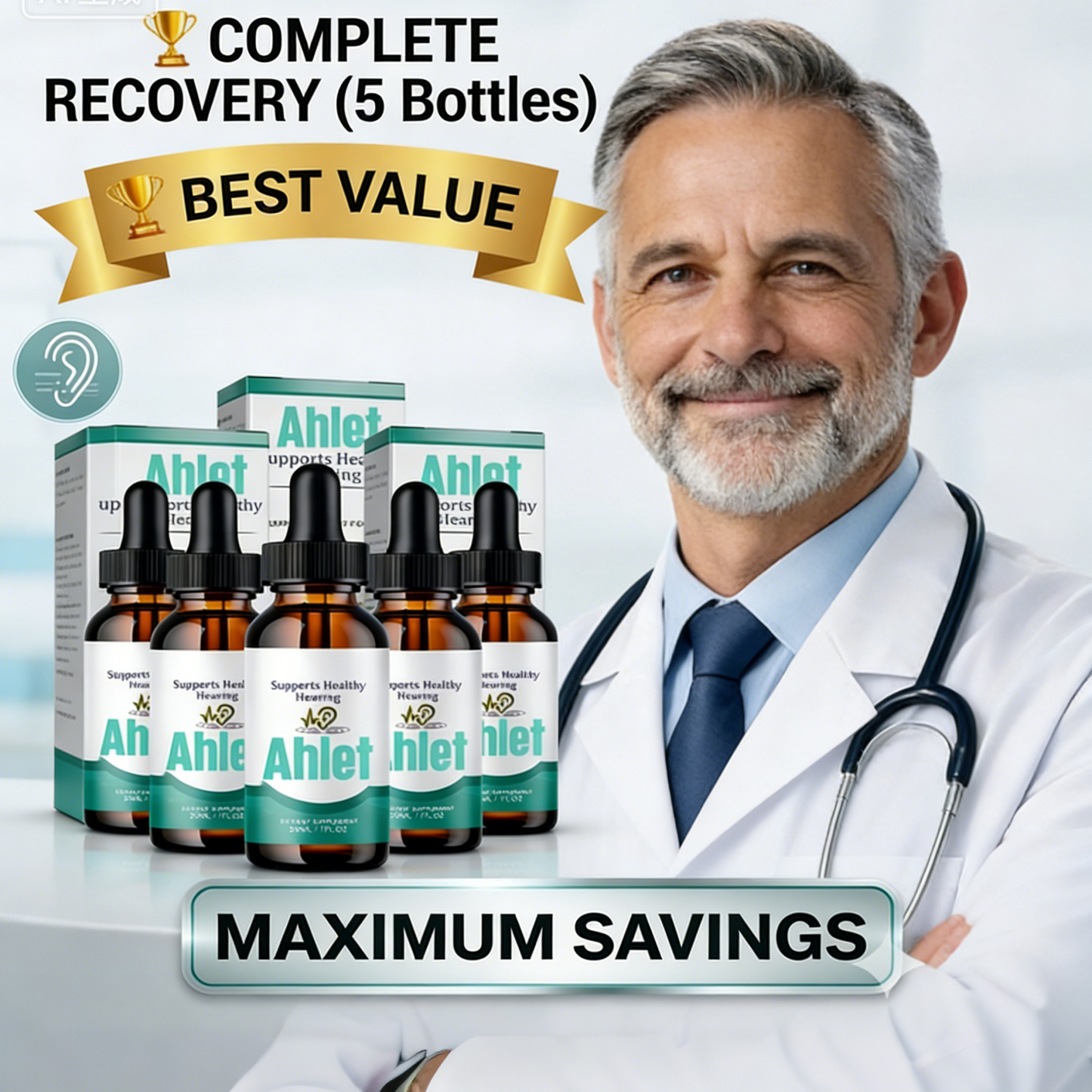 👂2026 Upgraded Tinnitus Ear Drops for Earwax Removal and Ear Comfort