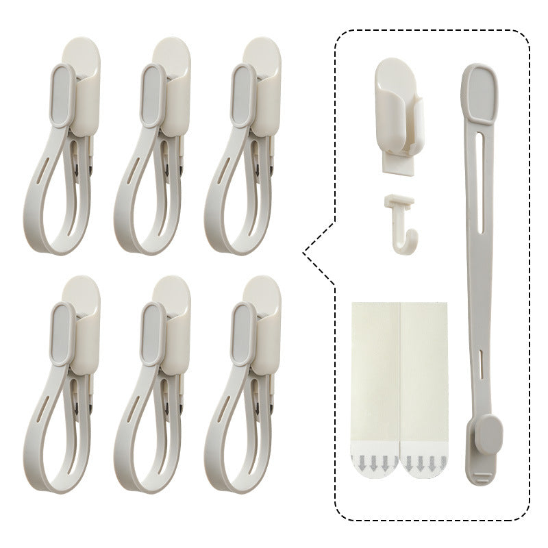 ✨🎄 6ps-Adjustable Christmas Wreath Hanger – Peel, Adjust & Hang Holiday Décor with Ease 🎄✨