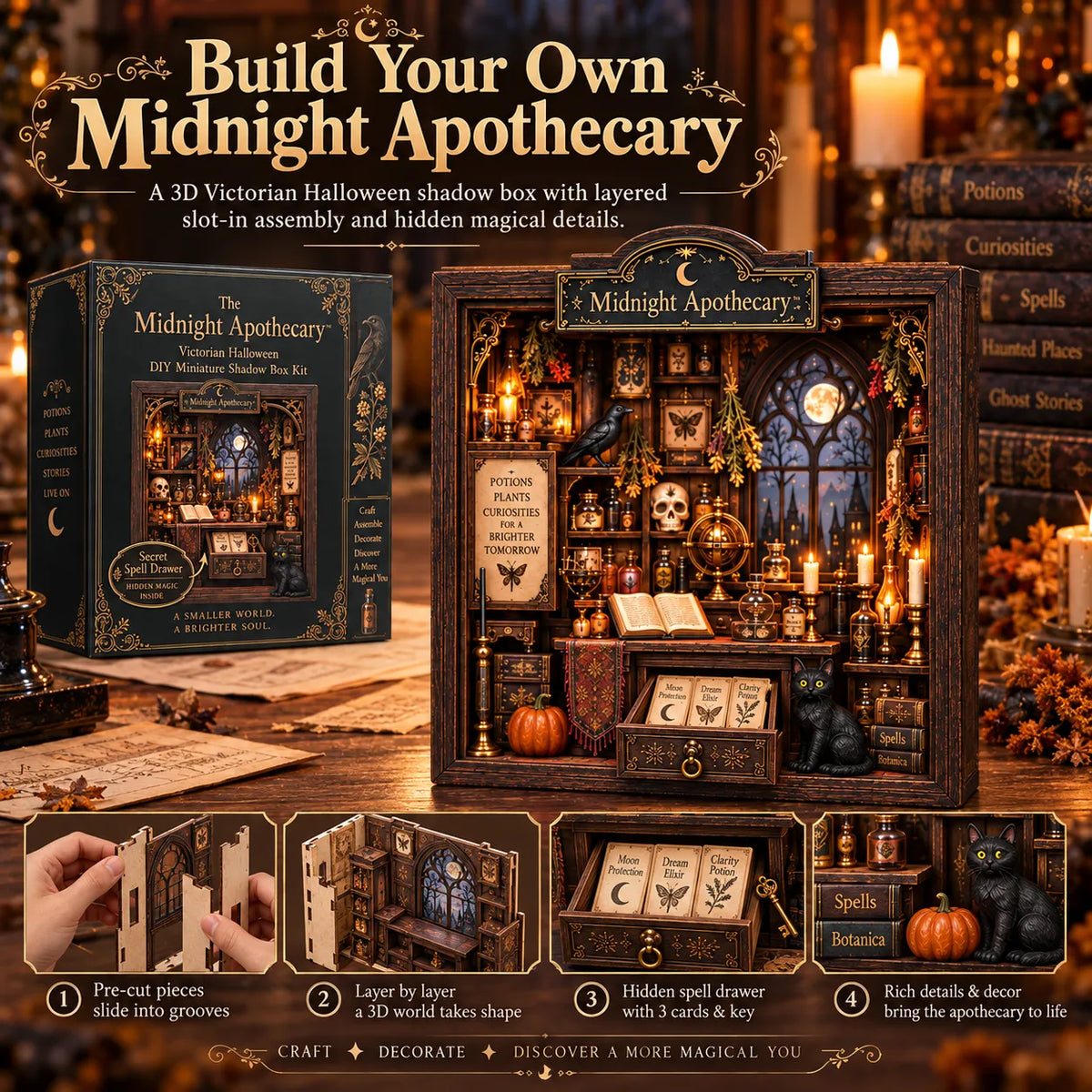 🎄 The Christmas Toy Shop™-DIY 3D Miniature House Kit