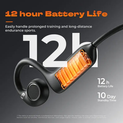 🎧E12 Bone Conduction Wireless Audio Headphones