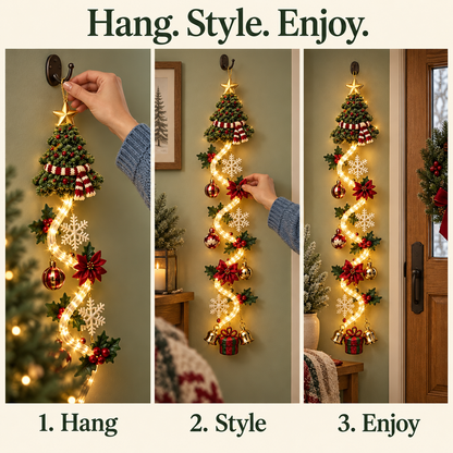 🎄 Glowing Christmas Door Hanger