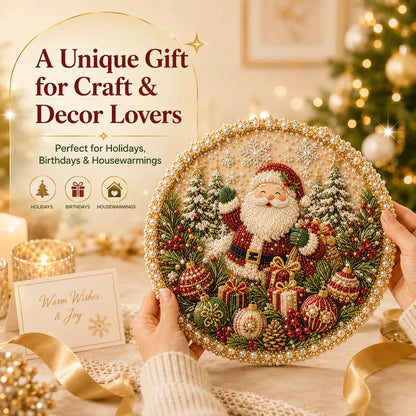 🌸 Four Seasons Pearl Art Wreath Kit – DIY Holiday Decor