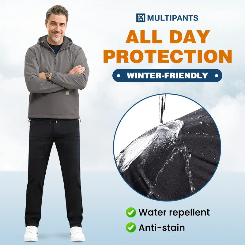 Water repellent men's cargo pants