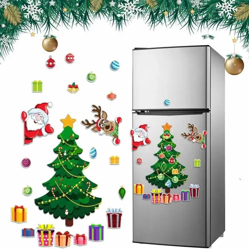 🎄 Christmas Refrigerator Magnets – Festive DIY Fridge Decoration