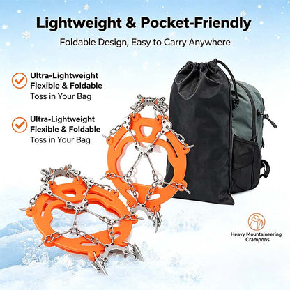 ❄️ Ice Cleats for Shoes & Boots – Anti-Slip Snow Traction Grips