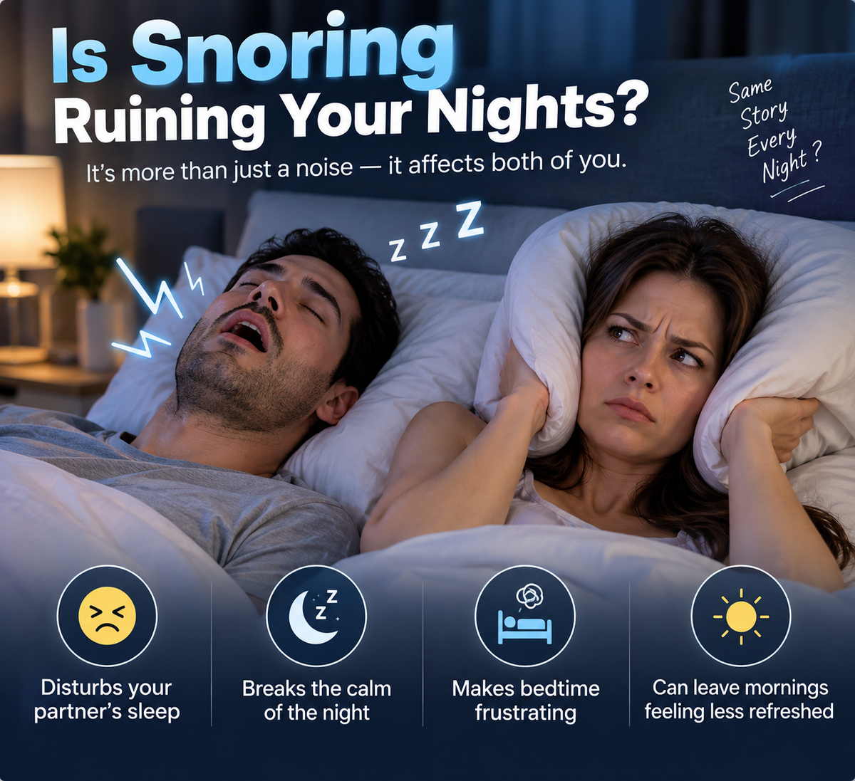 🔥Noomoriey™ Neck Wearable – Simple Bedtime Snoring Support