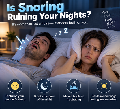 🔥Noomoriey™ Neck Wearable – Simple Bedtime Snoring Support