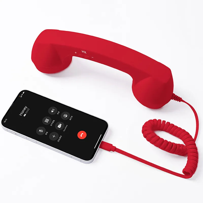 📞Retro telephone handset with Type-C interface