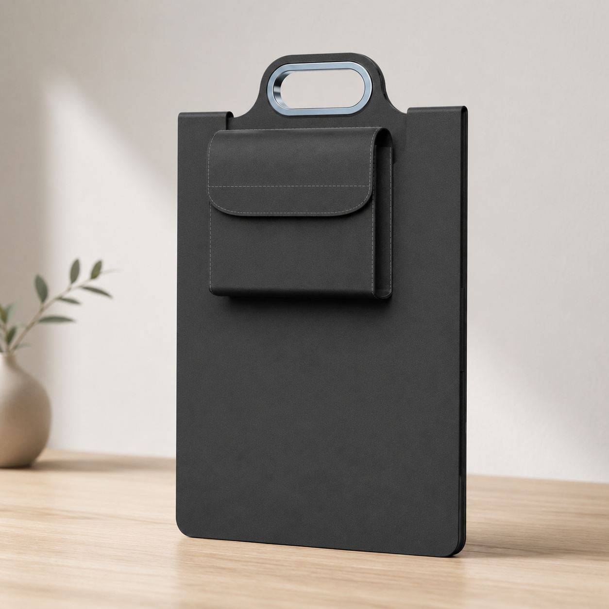 The All-In-One Mobile Workstation Sleeve | Built-In 15W Multi-Device Wireless Charger, Ergonomic Laptop Stand & Mousepad (Fits up to 16')