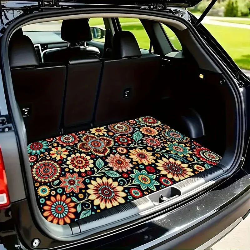 ⏰Universal Car Trunk Mat with Non-Slip Backing