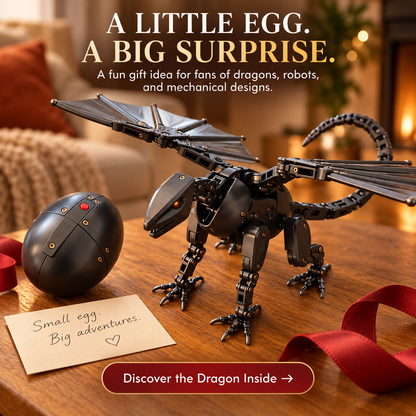 🔥Last Day 50% OFF🐉 DragonMorph – Egg to Dragon Transforming Mechanical Toy