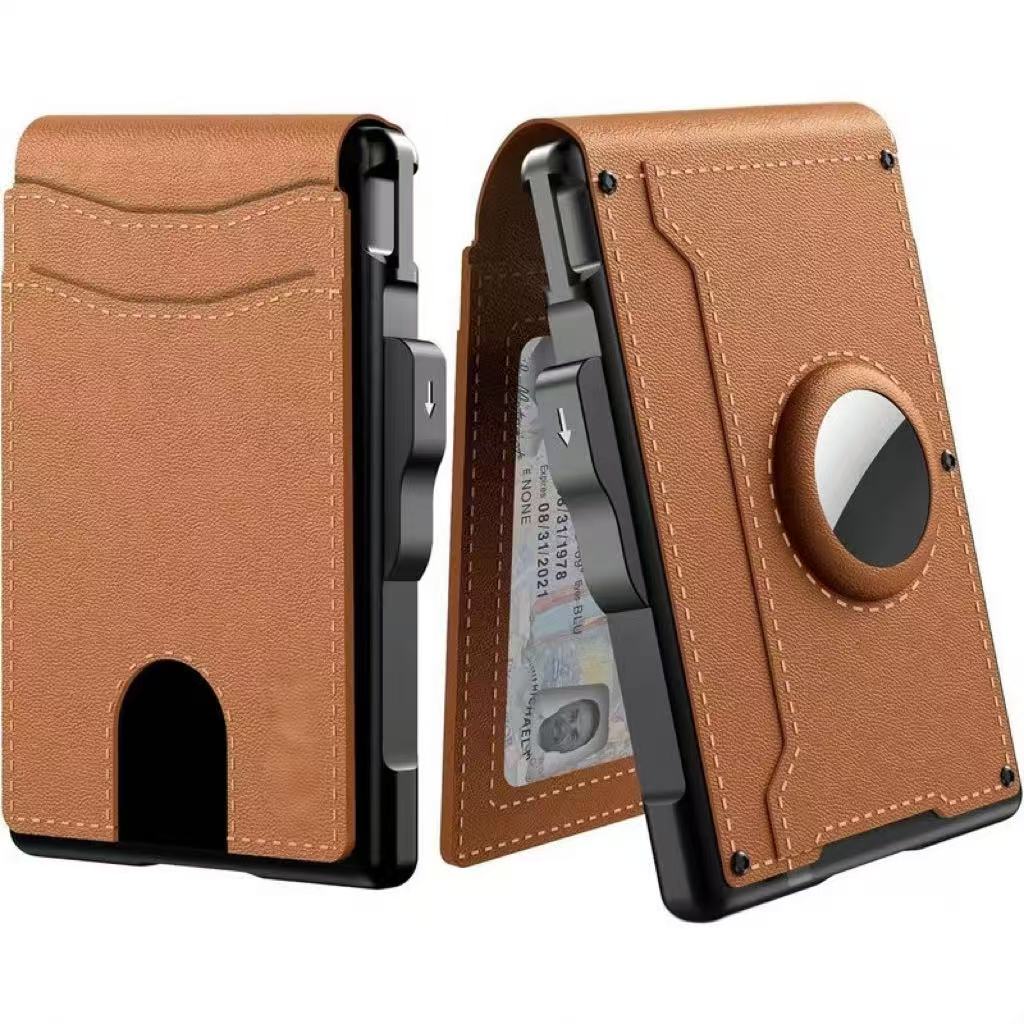 💰  Pop-Up Men's Wallet – Slim Design, Smart Access, Secure RFID Blocking