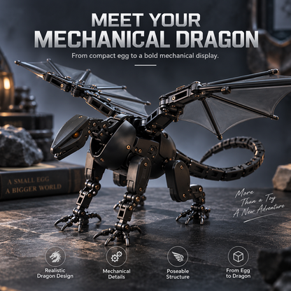 🔥HOT SALE 50% OFF🐲DragonMorph – Egg to Dragon Transforming Mechanical Toy