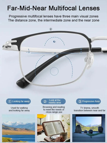 🔥2026 Hot Sale 49% Off👓 Ultra Light Anti Blue Presbyopic Glasses