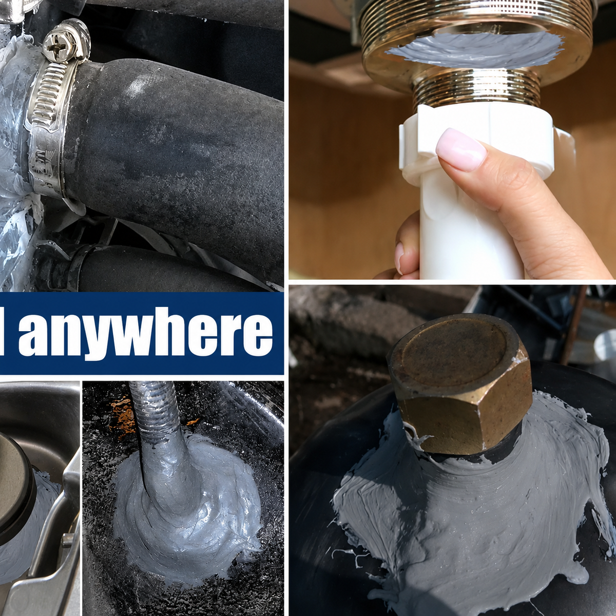 🔧 Heavy-Duty AB Metal Repair Glue – Fill Cracks, Holes & Damaged Metal