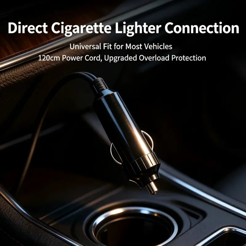 🚗12V Portable Car Heater - 🔥12v Power, Adjustable Defogging Windshield Demister ❄️