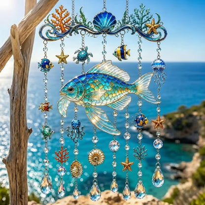 🌊Last Day49% OFF-🔥Ocean Themed Crystal Wind Chime