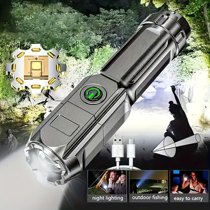 Portable High-power Flashlight, 1000M+ Ultra-long-distance Lighting